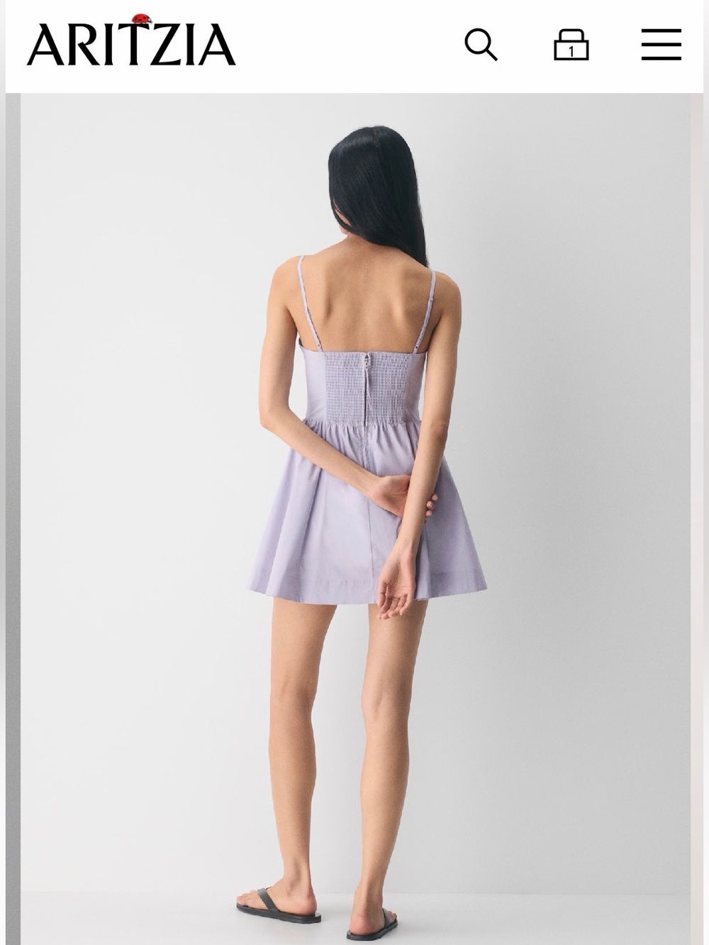 Aritzia Wilfred Mini Summer Dress - Picture 3 of 5